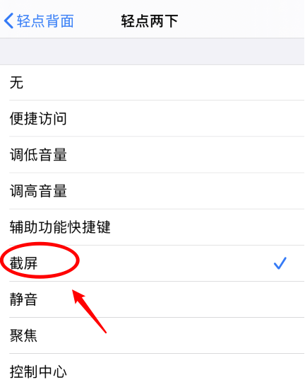 龙安苹果手机维修分享iPhone12如何启用双击截屏 